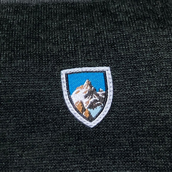 KüHL Ryzer 1/4 Zip Pullover Sweatshirt Men’s size Large in Koal / Black - Picture 7 of 8